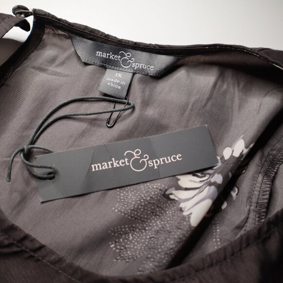 Market & Spruce Blouse, 1X - Picture 3 of 5